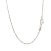 Sterling Silver 24 inch Necklace with Long Polished Bar Pendant - Diamond Designs